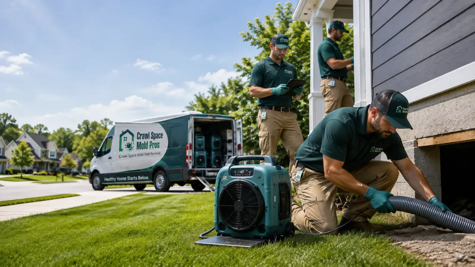 Crawl Space Mold Removal in Falmouth, MA